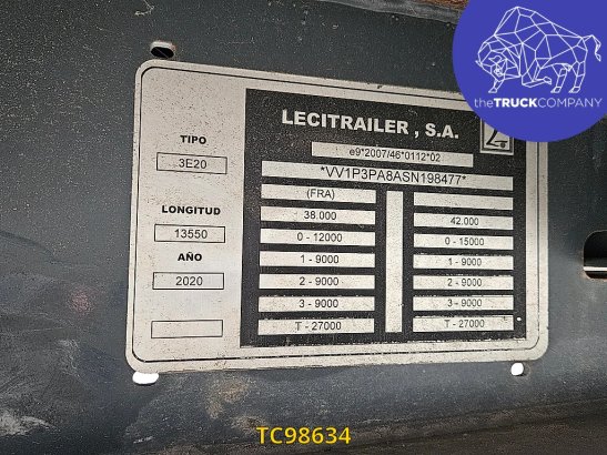 LeciTrailer Flatbed Lecitrailer 2020 2 image 44
