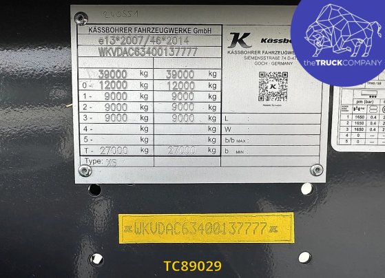 Kässbohrer SKS 27 Tipper Kässbohrer SKS 27 1 image 12