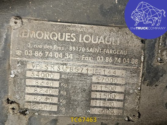 Louault Low-bed Louault 2002 2 Lowloader semi-trailers image 14