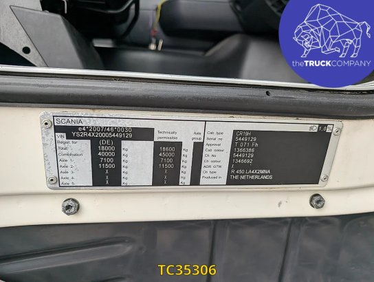 Scania R 450 R 450 2017 2 Tractor Units image 14