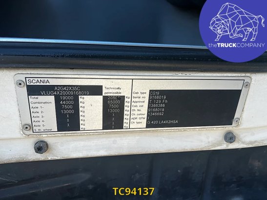 Scania G 420 G 420 2012 2 Tractor Units image 14