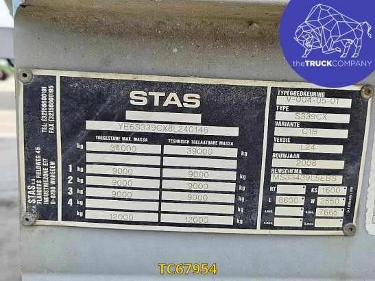 Stas S339CX BENNE TP Tipper Stas S339CX BENNE TP 2008 2 image 15
