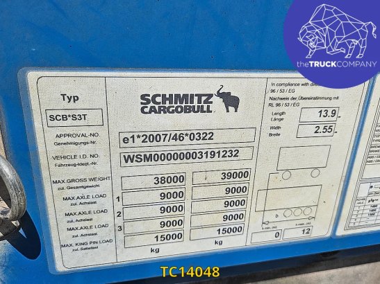 Schmitz Cargobull PLSC Curtainsides Schmitz Cargobull PLSC 2014 2 image 15