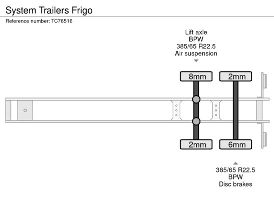 System Trailers Frigo SYSTEM TRAILERS 2016 2 Refrigerated semi trailers image 57
