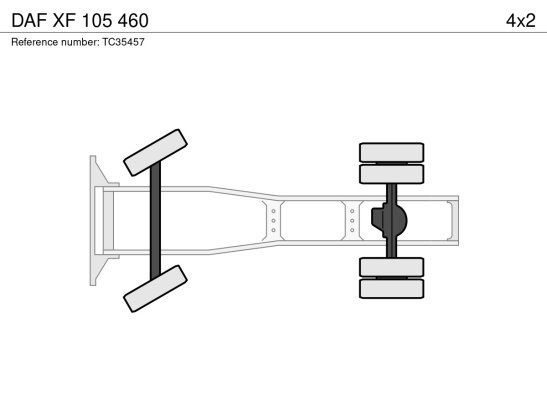 DAF XF 105 460 XF 105 460 2012 2 Tractor Units image 7