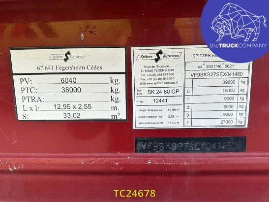 Spitzer 59000 Silo SPITZER 59000 2014 2 Tanker semi trailers image 4