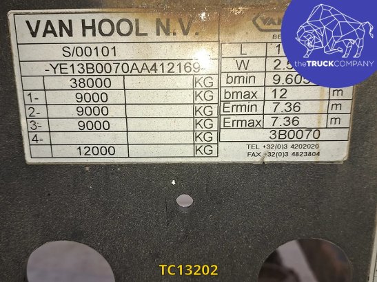 Vanhool Container Transport Van Hool 2008 2 image 8