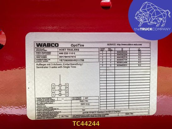 Hoet Trailers HT.SPS.HD Flatbed Hoet Trailers HT.SPS.HD 2025 1 image 8