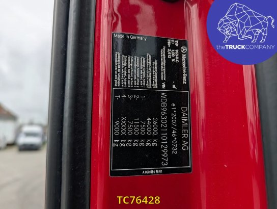 Mercedes-Benz Actros 2548 Mercedes-Benz Actros 2548 2017 2 image 83