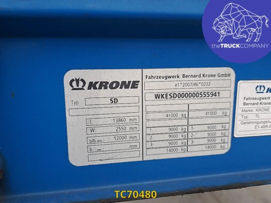 Krone SD Curtainsides 9357 2012 2 image 9